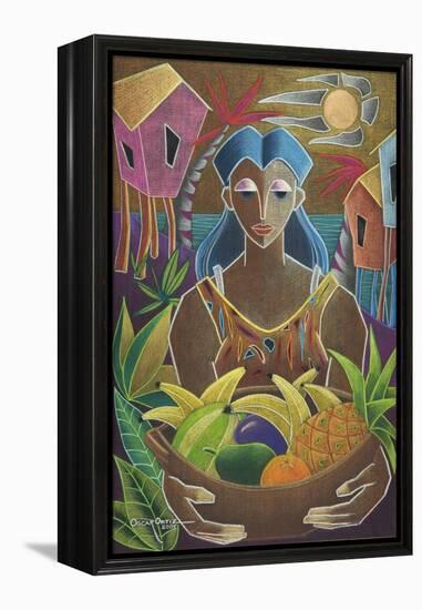 Offerings from Our Land-Oscar Ortiz-Framed Premier Image Canvas