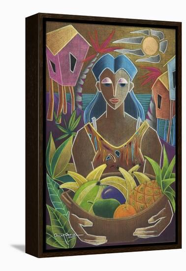 Offerings from Our Land-Oscar Ortiz-Framed Premier Image Canvas