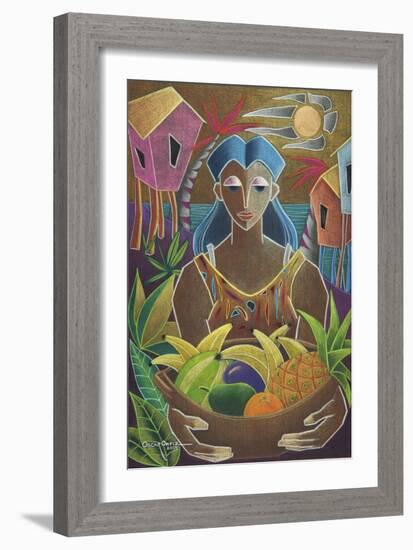 Offerings from Our Land-Oscar Ortiz-Framed Giclee Print