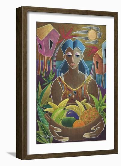 Offerings from Our Land-Oscar Ortiz-Framed Giclee Print