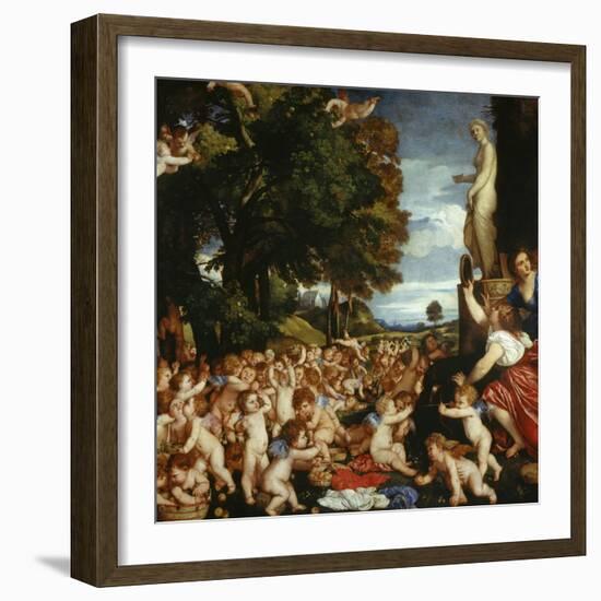 Offerings to Venus-Titian (Tiziano Vecelli)-Framed Giclee Print