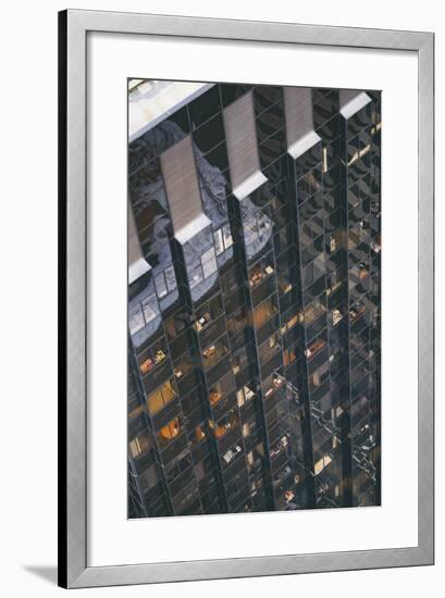 Office Building Design Abstract, San Francisco Financial District-Vincent James-Framed Photographic Print