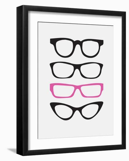 Office Glam_icon_grays-Melody Hogan-Framed Art Print