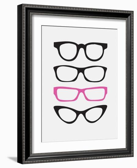 Office Glam_icon_grays-Melody Hogan-Framed Art Print