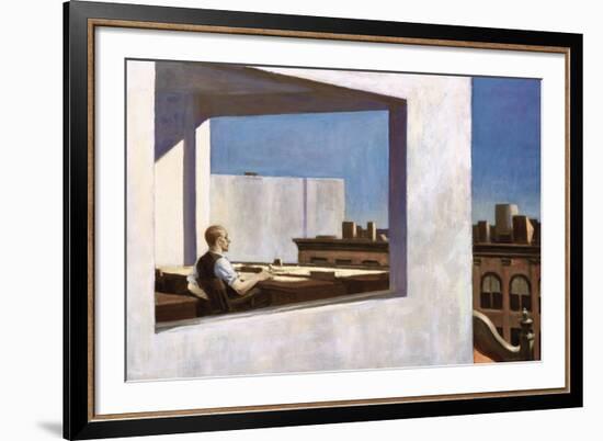 Office in a Small City, 1953-Edward Hopper-Framed Giclee Print