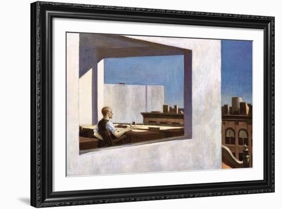 Office in a Small City, 1953-Edward Hopper-Framed Giclee Print