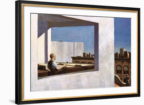 Office in a Small City, 1953-Edward Hopper-Framed Giclee Print