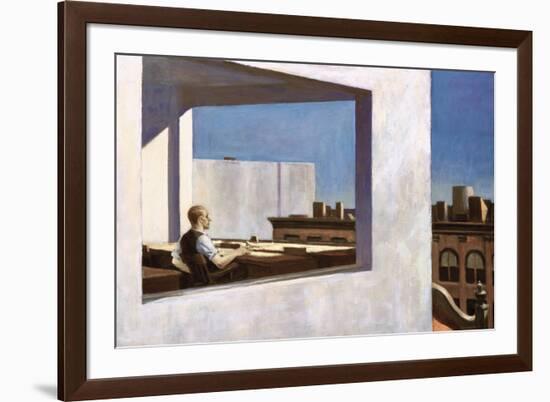 Office in a Small City, 1954-Edward Hopper-Framed Giclee Print