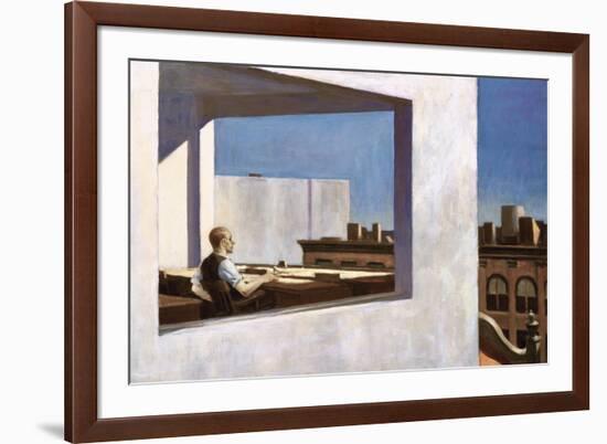 Office in a Small City, 1954-Edward Hopper-Framed Giclee Print