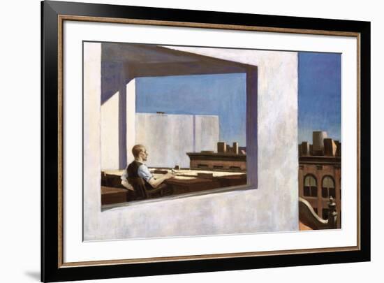 Office in a Small City, 1954-Edward Hopper-Framed Giclee Print