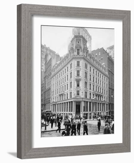 Office of J.P. Morgan and Co., New York, C.1900-06-null-Framed Photographic Print