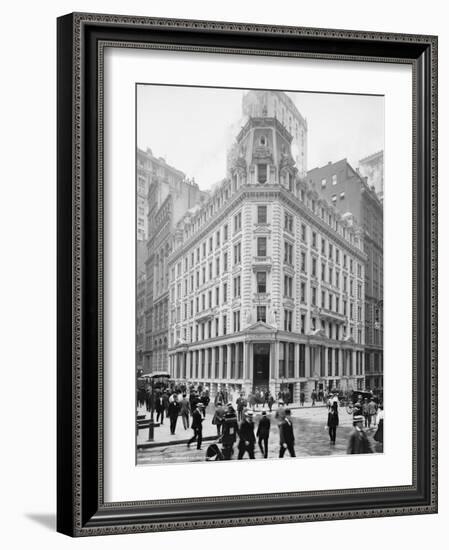 Office of J.P. Morgan and Co., New York, C.1900-06-null-Framed Photographic Print