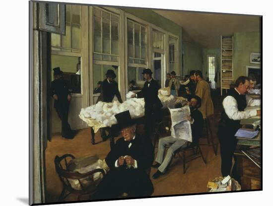 Office of the Cotton Merchants-Edgar Degas-Mounted Giclee Print