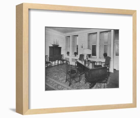 Office of the President, American Press Association, New York City, 1924-Unknown-Framed Photographic Print