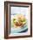 Office Snack: Meat, Cheese and Tomato in Bread Roll-null-Framed Photographic Print