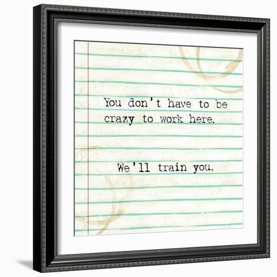 Office Snark I-Studio W-Framed Art Print