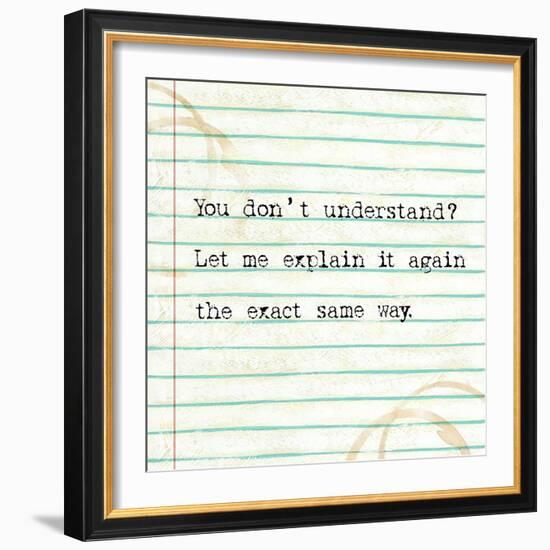 Office Snark II-Studio W-Framed Art Print