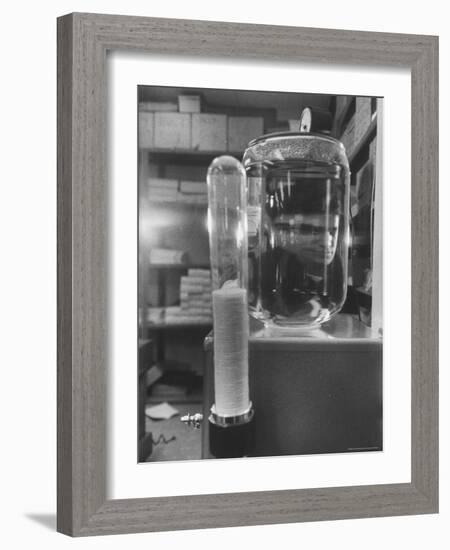 Office Water Cooler-Walter Sanders-Framed Photographic Print