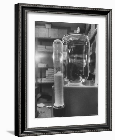 Office Water Cooler-Walter Sanders-Framed Photographic Print