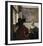 Officer and a Laughing Girl-Jan Vermeer-Framed Premium Giclee Print