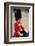 Officer at the The Queen's Annual Birthday Parade Trooping the Colour-null-Framed Art Print