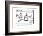 "Officer, everything in the world is bothering me." - New Yorker Cartoon-Bruce Eric Kaplan-Framed Premium Giclee Print
