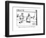 "Officer, everything in the world is bothering me." - New Yorker Cartoon-Bruce Eric Kaplan-Framed Premium Giclee Print