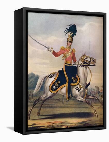 Officer of the 17th Lancers, C1833. (1914)-null-Framed Premier Image Canvas