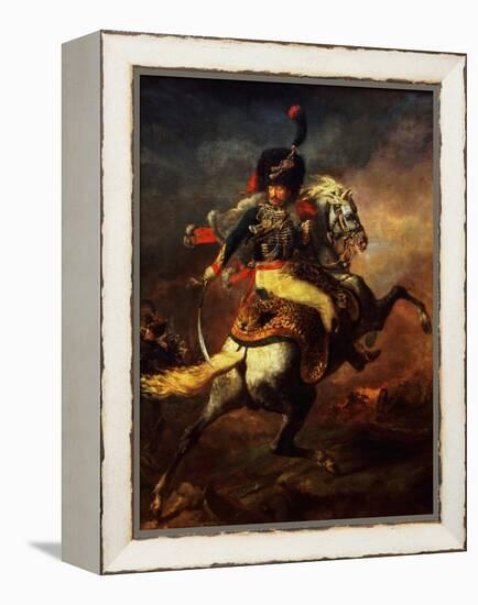 Officer of the Hussars, 1814-Théodore Géricault-Framed Premier Image Canvas