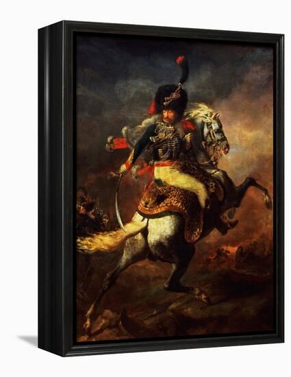 Officer of the Hussars, 1814-Théodore Géricault-Framed Premier Image Canvas