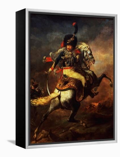 Officer of the Hussars, 1814-Théodore Géricault-Framed Premier Image Canvas