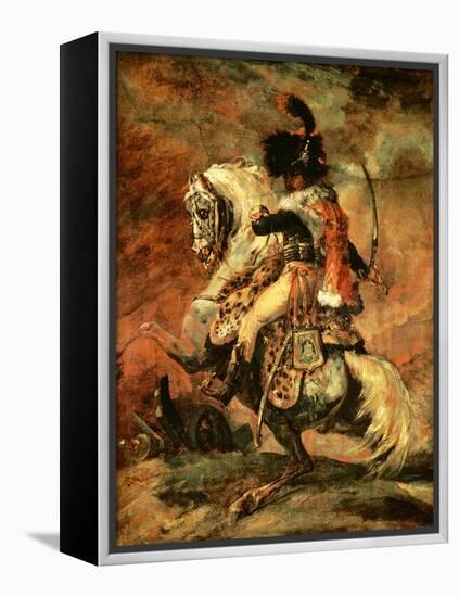 Officer of the Hussars on Horseback, 1812/16-Théodore Géricault-Framed Premier Image Canvas