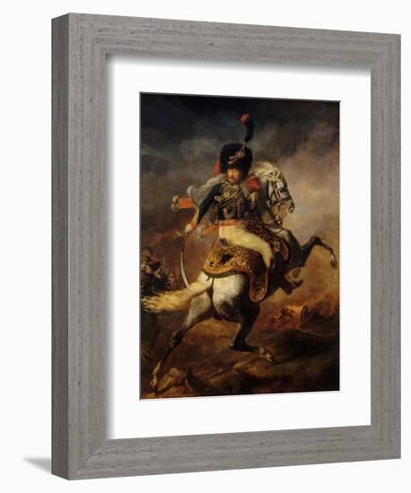 Officer of the Imperial Guard-Théodore Géricault-Framed Giclee Print