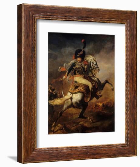 Officer of the Imperial Guard-Théodore Géricault-Framed Giclee Print