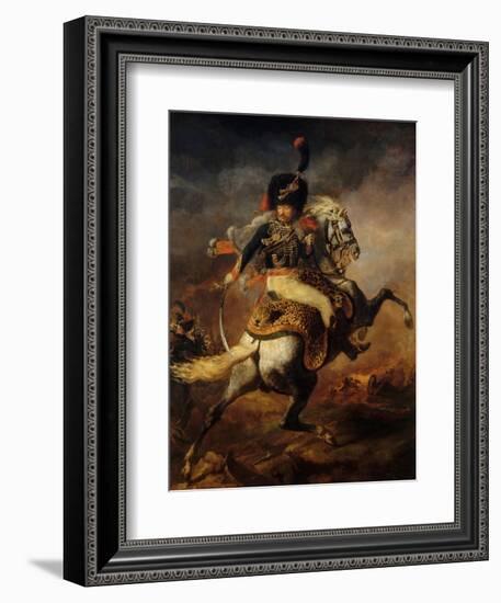 Officer of the Imperial Guard-Théodore Géricault-Framed Giclee Print