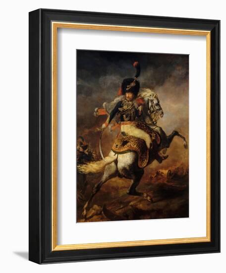 Officer of the Imperial Guard-Théodore Géricault-Framed Giclee Print