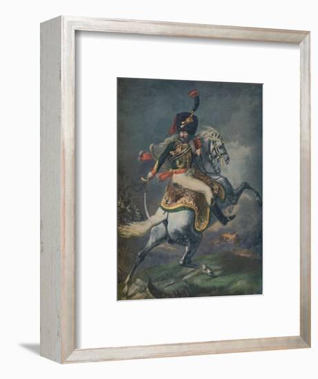 'Officer of the Mounted Chasseurs Charging. (Imperial Guard)', c1812, (1896).-Unknown-Framed Giclee Print