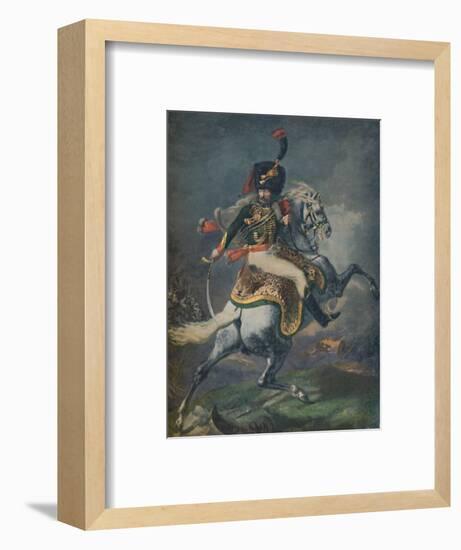 'Officer of the Mounted Chasseurs Charging. (Imperial Guard)', c1812, (1896).-Unknown-Framed Giclee Print