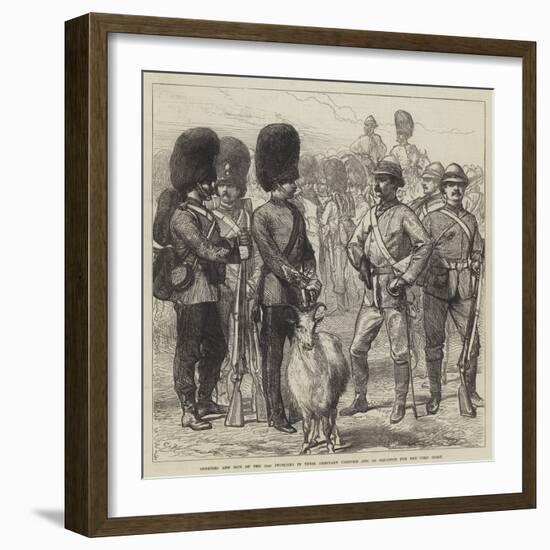 Officers and Men of the 23rd Fusiliers in their Ordinary Uniform and as Equipped for the Gold Coast-Charles Robinson-Framed Giclee Print