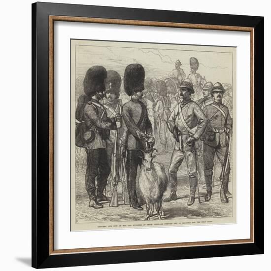 Officers and Men of the 23rd Fusiliers in their Ordinary Uniform and as Equipped for the Gold Coast-Charles Robinson-Framed Giclee Print