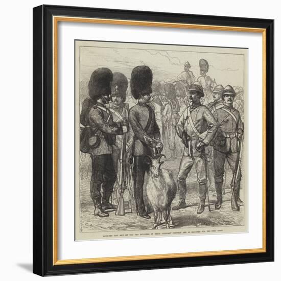 Officers and Men of the 23rd Fusiliers in their Ordinary Uniform and as Equipped for the Gold Coast-Charles Robinson-Framed Giclee Print