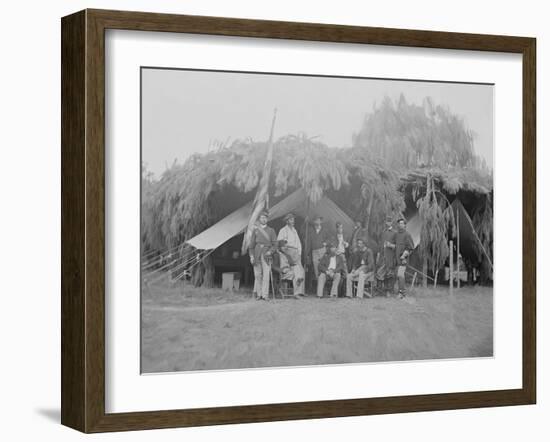 Officers of 4th New Jersey Infantry, American Civil War-Stocktrek Images-Framed Photographic Print