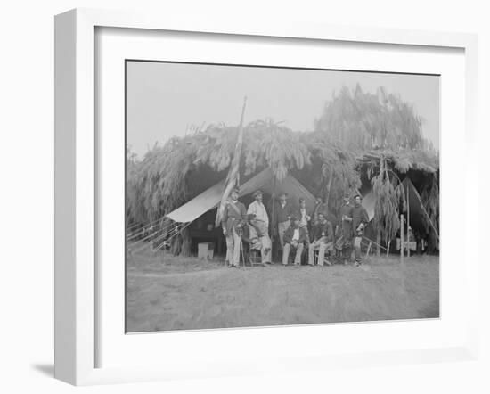 Officers of 4th New Jersey Infantry, American Civil War-Stocktrek Images-Framed Photographic Print