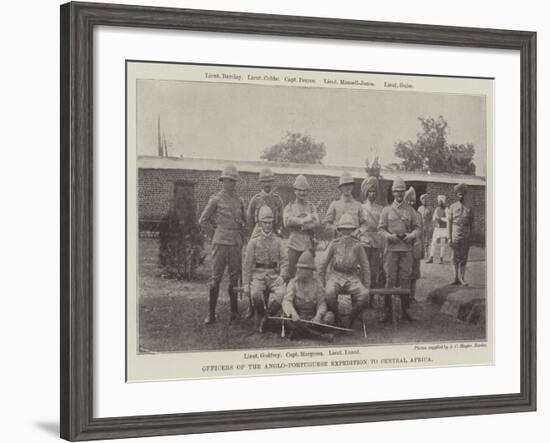 Officers of the Anglo-Portuguese Expedition to Central Africa-null-Framed Giclee Print