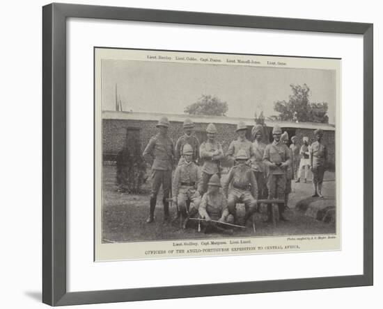 Officers of the Anglo-Portuguese Expedition to Central Africa-null-Framed Giclee Print