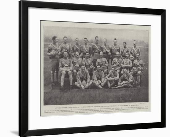 Officers of the Fighting Fifth (Northumberland Fusiliers)-null-Framed Giclee Print