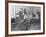 Officers Relaxing in an Unidentified Police Station, C.1913-14-William Davis Hassler-Framed Photographic Print