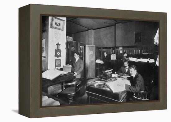 Offices of Perez and Sanjurio, Importers and Exporters, Asuncion, Paraguay, 1911-null-Framed Premier Image Canvas