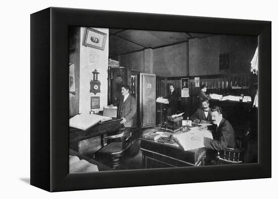 Offices of Perez and Sanjurio, Importers and Exporters, Asuncion, Paraguay, 1911-null-Framed Premier Image Canvas