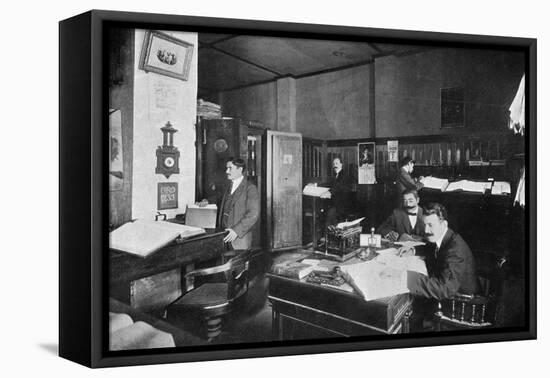 Offices of Perez and Sanjurio, Importers and Exporters, Asuncion, Paraguay, 1911-null-Framed Premier Image Canvas